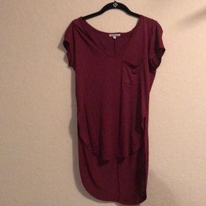 High low t shirt with side slits